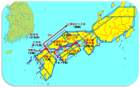 古事記のルート図2画像