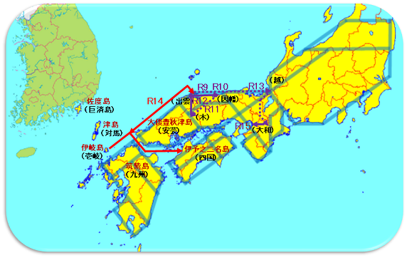 古事記のルート図4画像